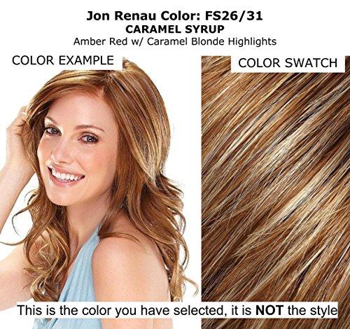 Jon Renau & Christy's Wigs Bundle - 5 item: Ignite Petite Wig by Jon Renau, Christy's Wigs Q & A Booklet, 2oz Travel Size Wig Shampoo, HD Smooth and Wide Tooth Comb - Color: FS26/31