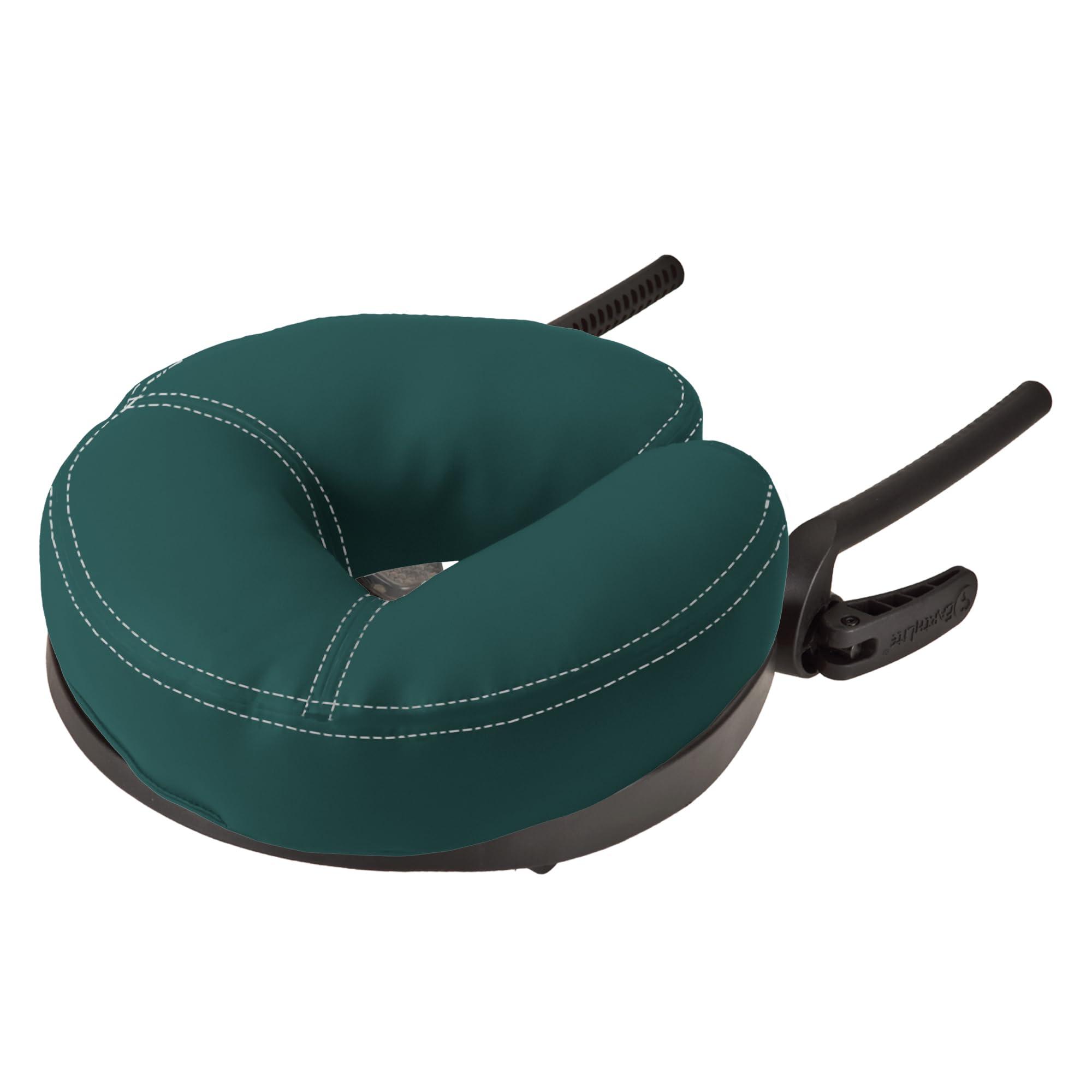 Earthlite EARTHLITE Massage Table Face Cradle CARESS - Self-Adjusting, Innovative Headrest with Luxurious Strata Face Pillow, Teal