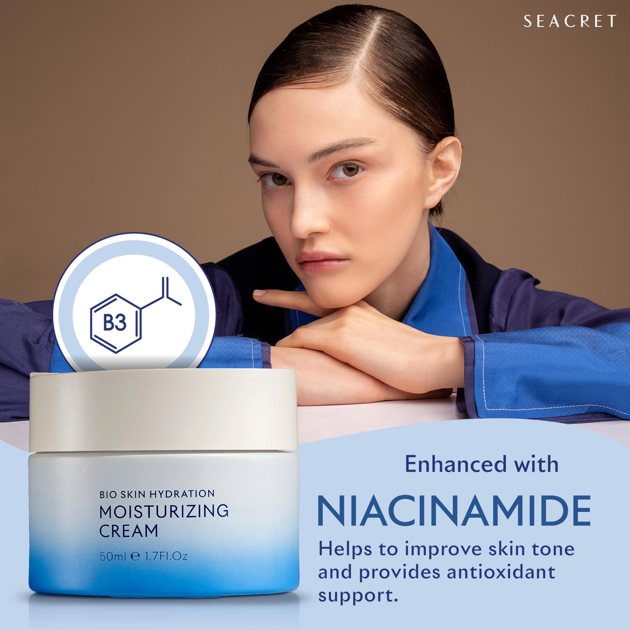 SEACRET SEACRET- Bio Skin Hydration Face Cream- A Rich Face Moisturizer Enriched with Dead Sea Minerals for Maximum Nourishment & Hydration 1.7 FL.OZ (Gel-cream)