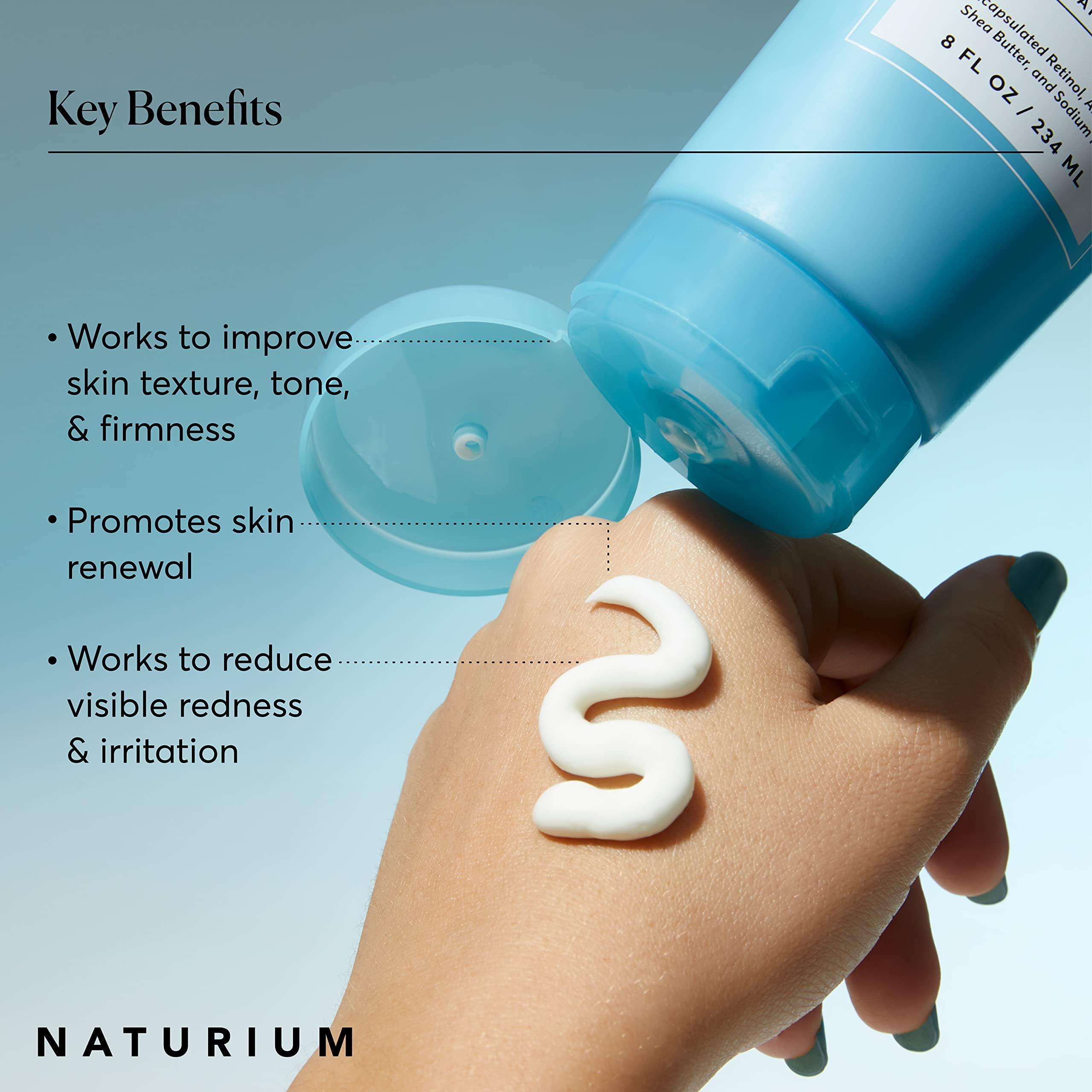 Naturium Naturium Skin-Renewing Retinol Body Lotion, Advanced Firming Anti-Aging Skin Care, with Encapsulated Retinol & Shea Butter, 8 oz