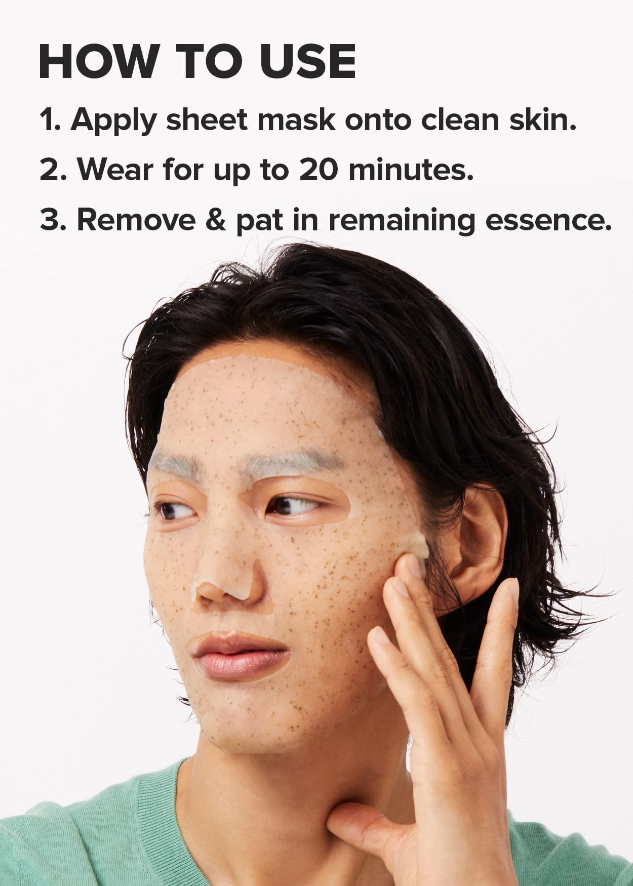 I DEW CARE I DEW CARE Sheet Mask Pack - Here's The Tea Tree | with Tea Tree Leaf Extract, Soothing, Balancing Korean Face Mask Set for Oily & Sensivitive Skin, Hydrating, Moisturizing (10 Count)