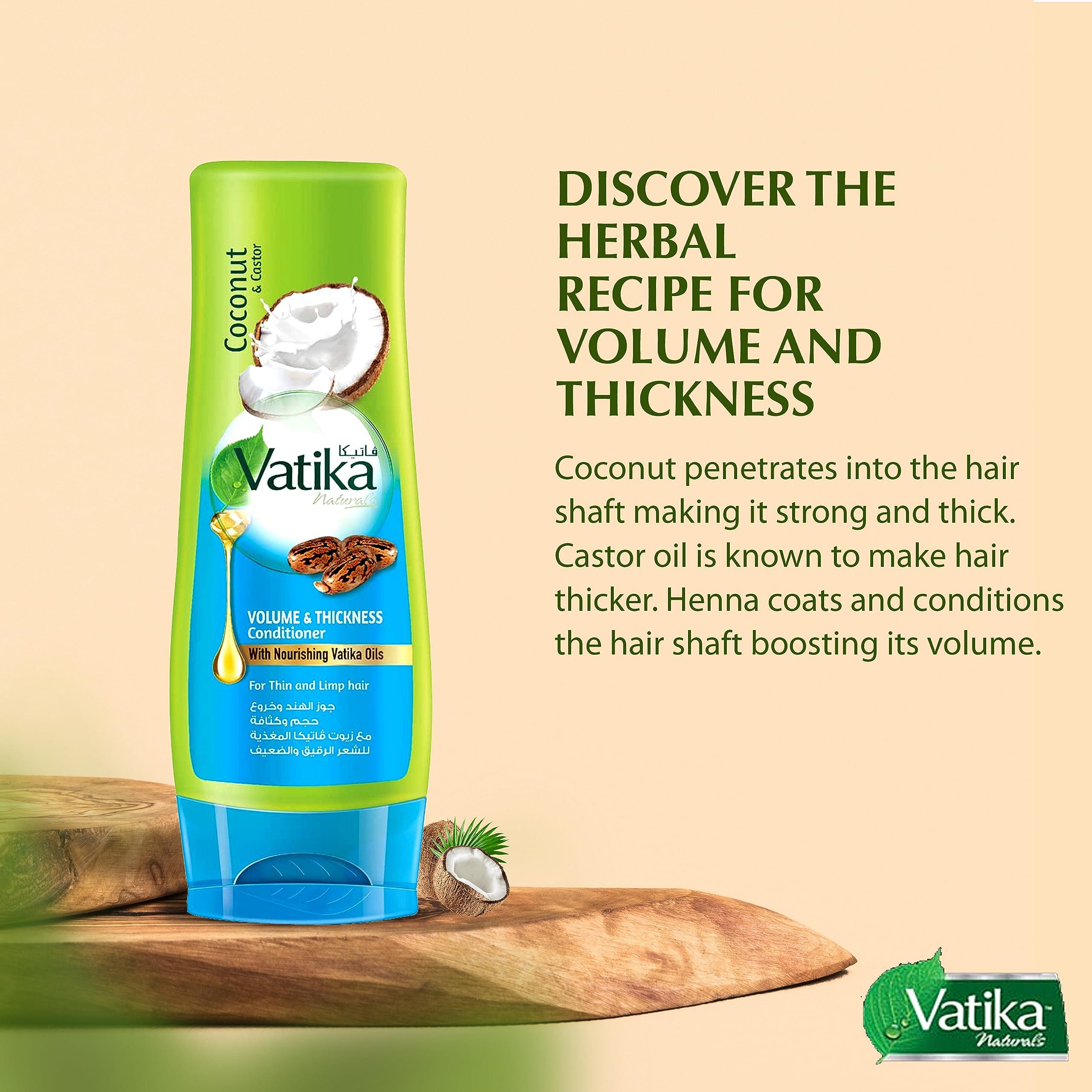 Vatika Naturals Dabur Vatika Naturals Shampoo and Conditioner Set (Coconut)