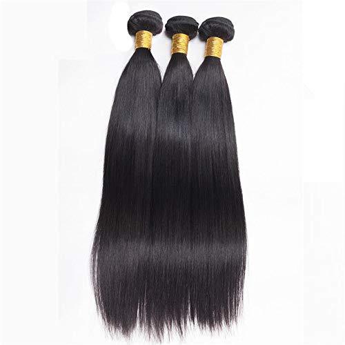 WM Beauty 16 18 20 inch 8A 100% Virgin Brazilian Human Hair Extensions Weft Straight Hair Bundle Weave