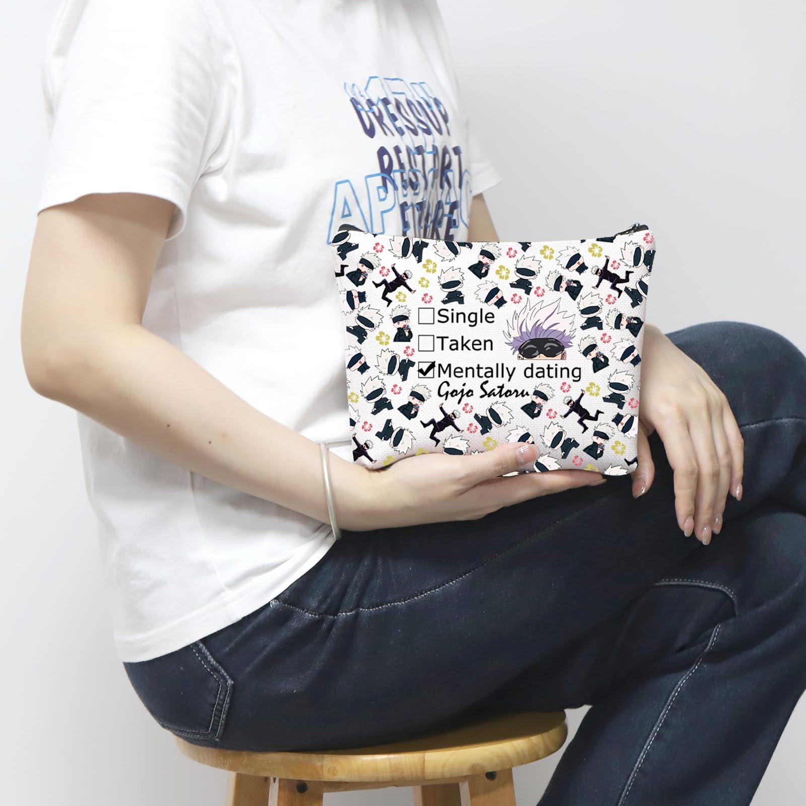 MNIGIU MNIGIU JJK Anime Inspired Gift SG Cosmetic Bag JJK Anime Lover Gift JJK Anime Themed Gift (Taken Bag)