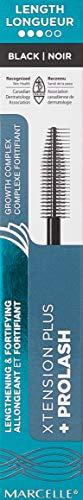 MARCELLE Marcelle Xtension Plus + Pro Lash Growth Complex Mascara, Black, 1 Tube