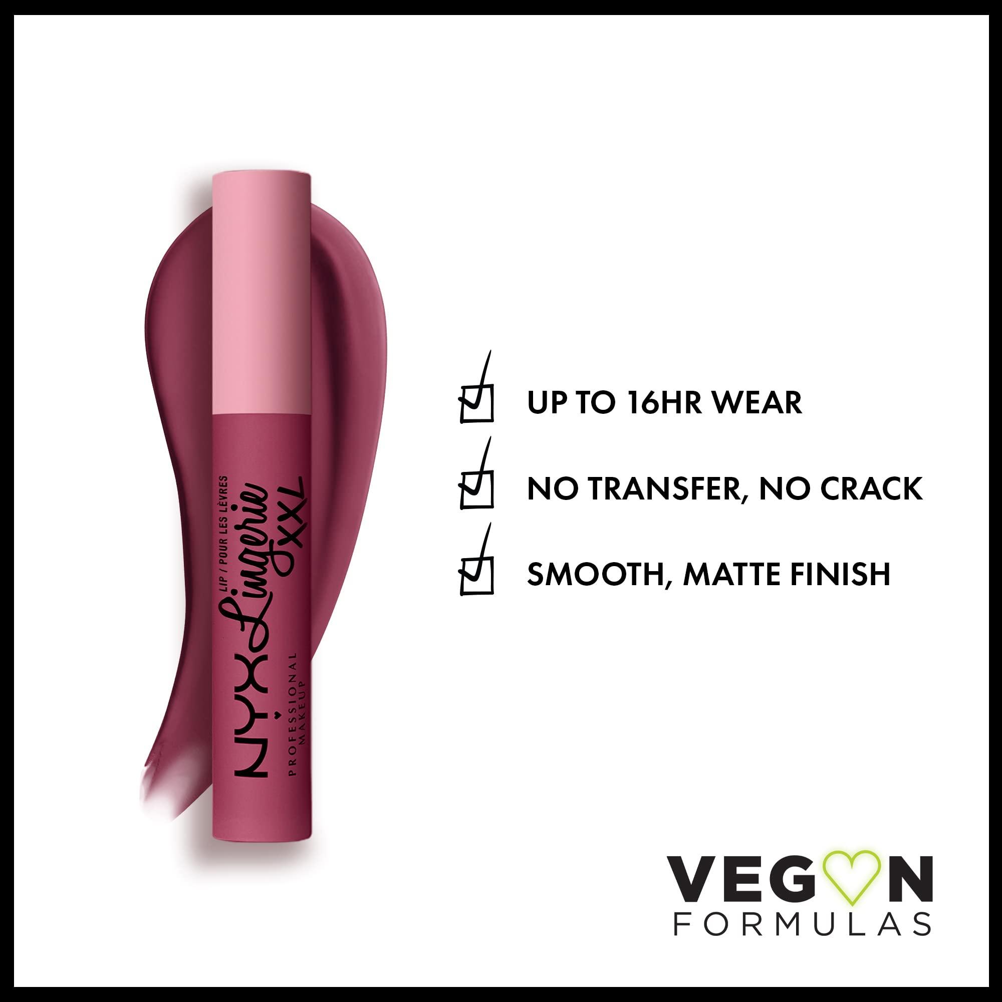 NYX PROFESSIONAL MAKEUP NYX PROFESSIONAL MAKEUP Lip Lingerie XXL Matte Liquid Lipstick - Peek Show (Dusty Peony)