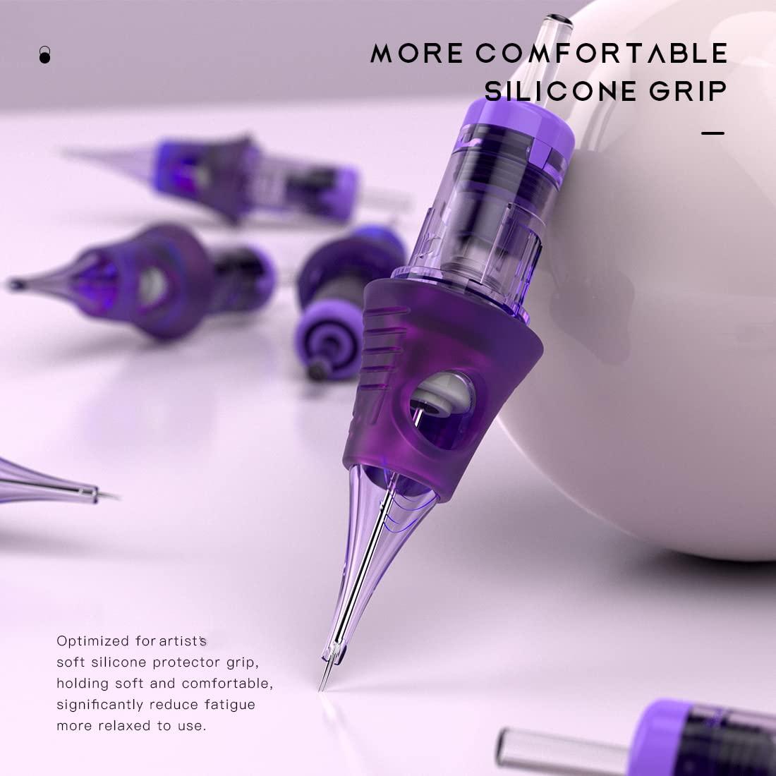 MAST TATTOO Mast Tattoo Cyber Cartridges Needles Disposable 20 Tattoo Needles Round Liner Super Bugpin 1014RL