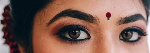 SANGAM SANGAM Bindi Multi Pack Indian Puja Items Bindi for Women Indian Tika Jewellery Daily Use Mix Size Forehead Tilak Hindu Bindi Round Tattoo Sticker Indian Dots Wedding Tikka
