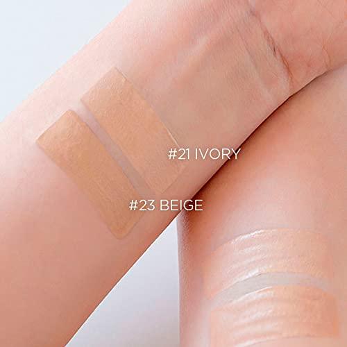 UNNY CLUB IM UNNY Stay Velvet Cushion | Long Lasting Korean Foundation Cushion, Base Makeup with Matte Finish, Full Coverage | K Beauty (21. Ivory)
