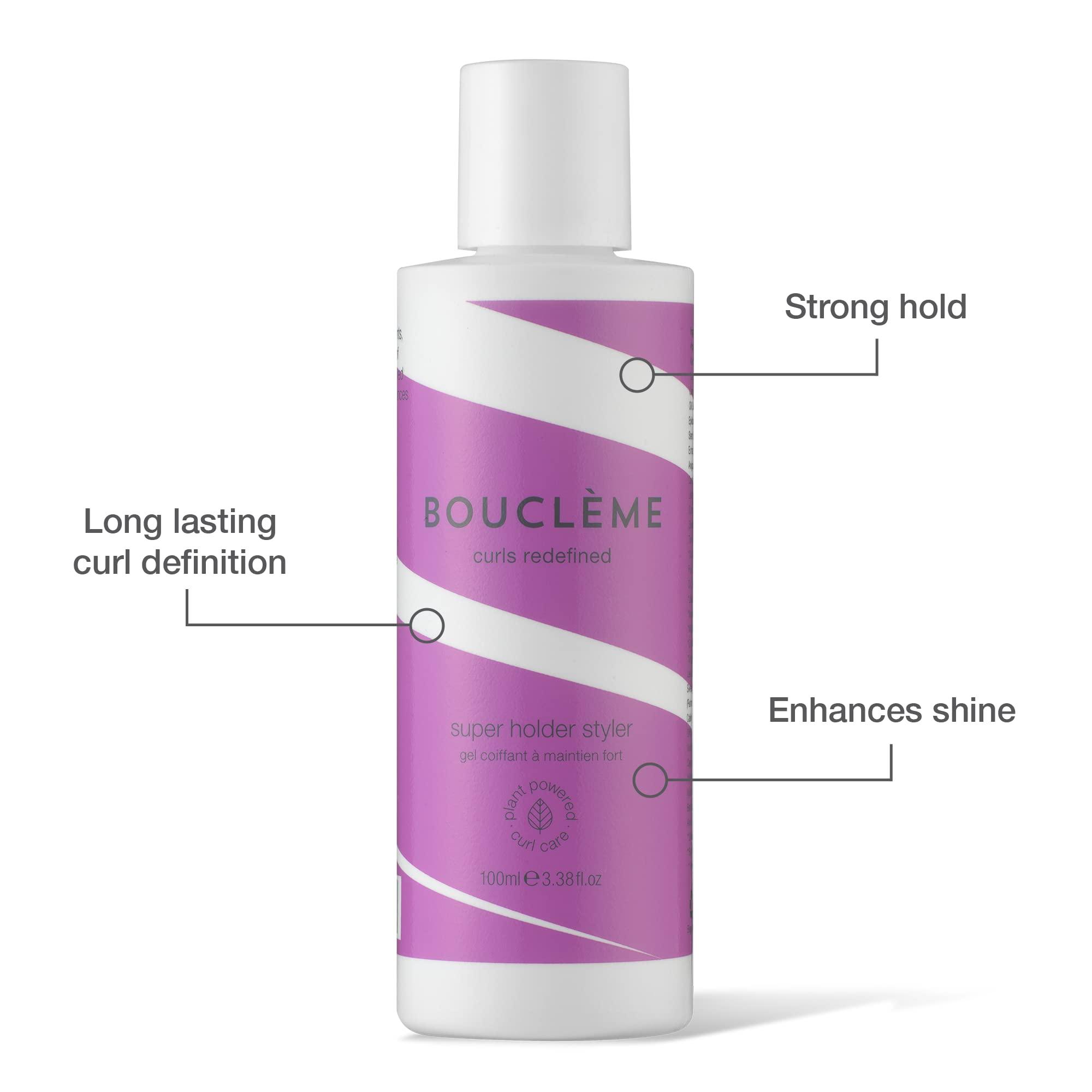 Boucleme Bouclme - Waves Travel Kit - Ultimate Haircare Travel Kit for Wavy Hair - Protects & Nourishes Waves and Scalp Massager - Stimulating Head Massager - Shampoo Brush for Curls