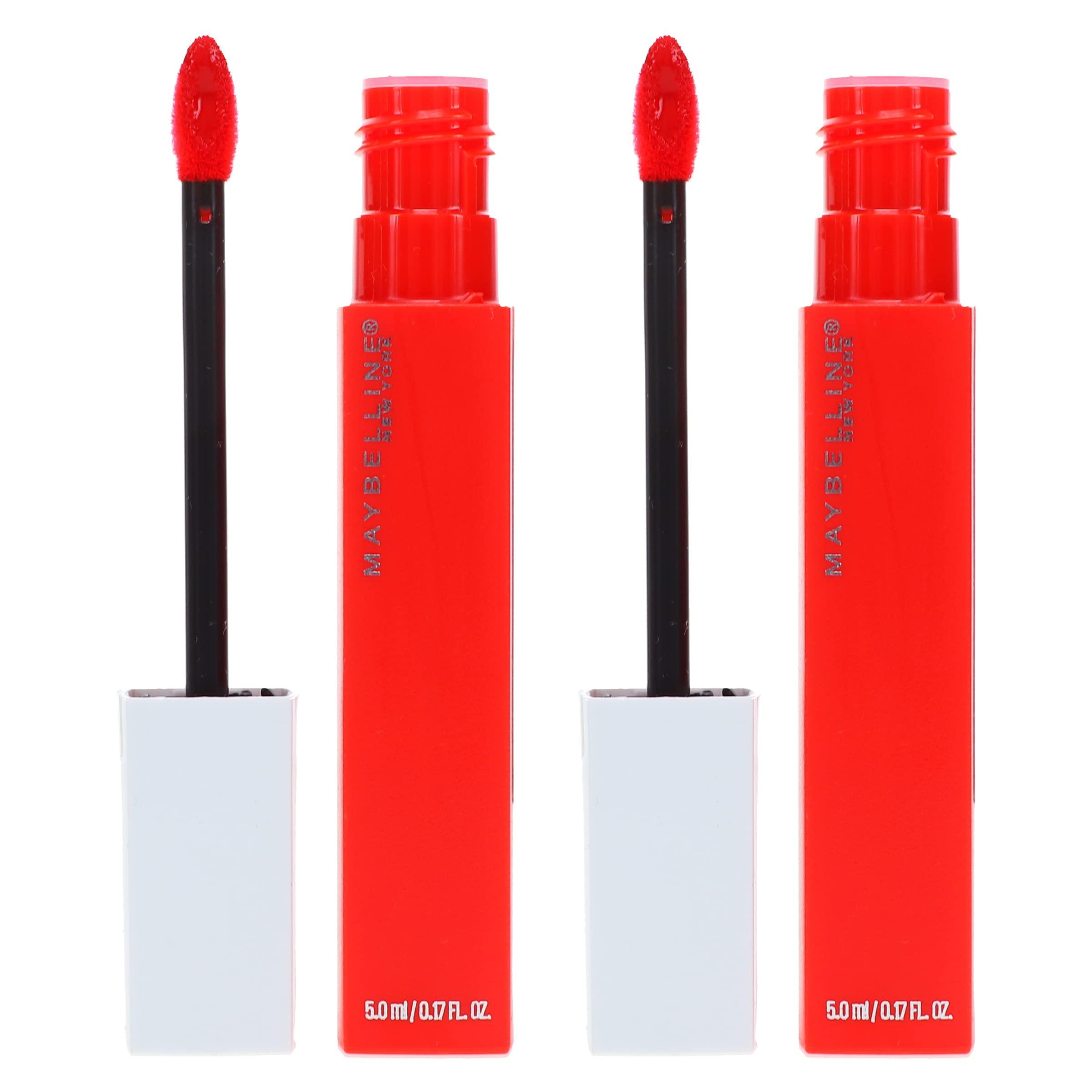 MAYBELLINE Pack of 2 Maybelline New York SuperStay Matte Ink Liquid Lipstick, Individualist # 320