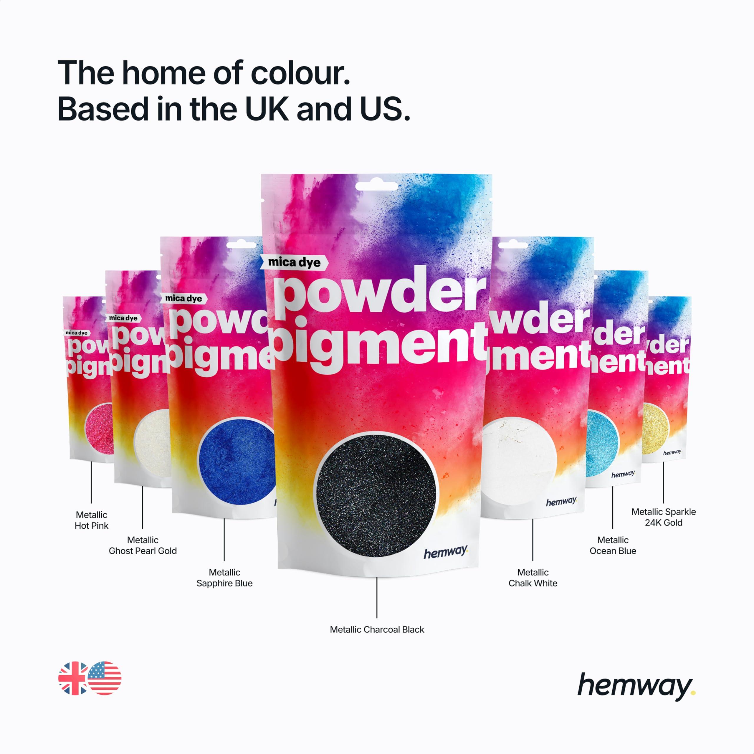 Hemway Hemway Mica Pigment Colour Powder Cosmetic Soap Bath Bomb Eyeshadow Nail Art Sparkle Eye Shadow Bath Bombs Pearlescent Foundation Iron Oxide - Metallic Ghost Pearl Purple - 50g / 1.75oz