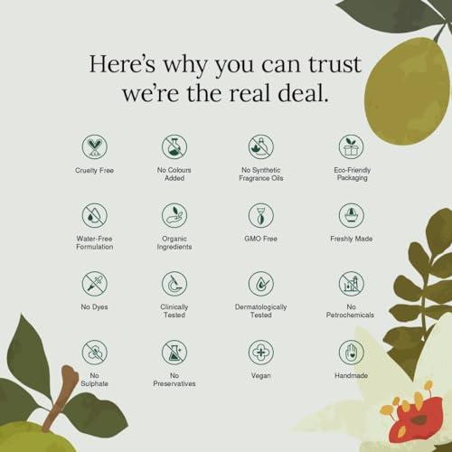 Nature\'s Haven Shop NH Certified Organic & 100% Face Wash w/Natural Tamanu, Kakadu Plum & Frankincense for Damaged & Pigmented Skin - 100 ml, Clear