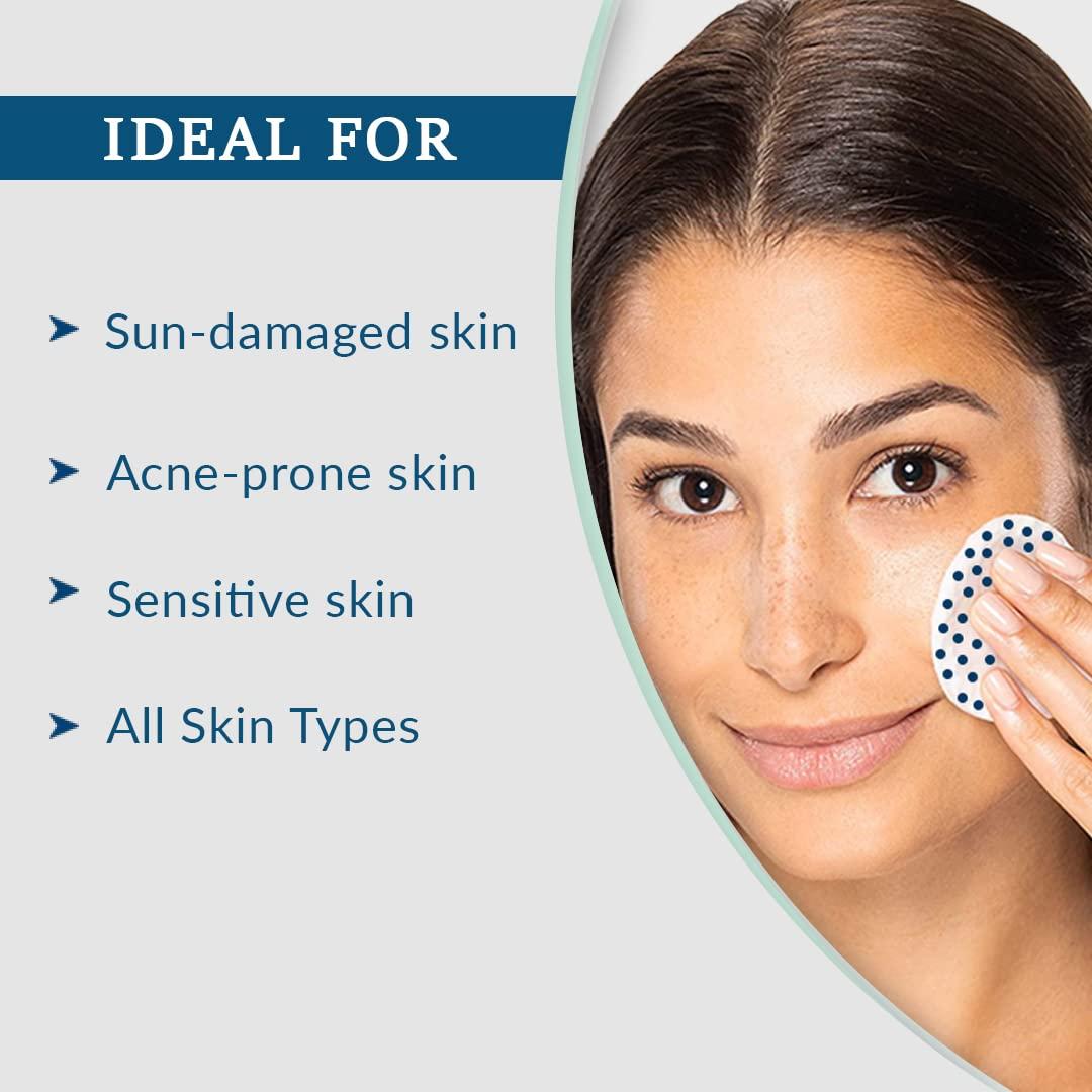 FIXDERMA COSMETIC LABORATORIES FCL Penta peel pads| Exfoliant | Removes dead cells | Reduces fine lines & wrinkles | Gentle & safe peeling pads| Improves skin texture | Shrinks open pores | Paraben Free | 25 pads