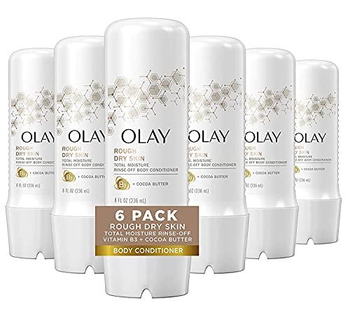 Olay Olay Total Moisture Rinse-off Body Conditioner For Dry Skin with Vitamin B3 Complex and Cocoa Butter, 8 Fluid Ounce (Pack of 6)