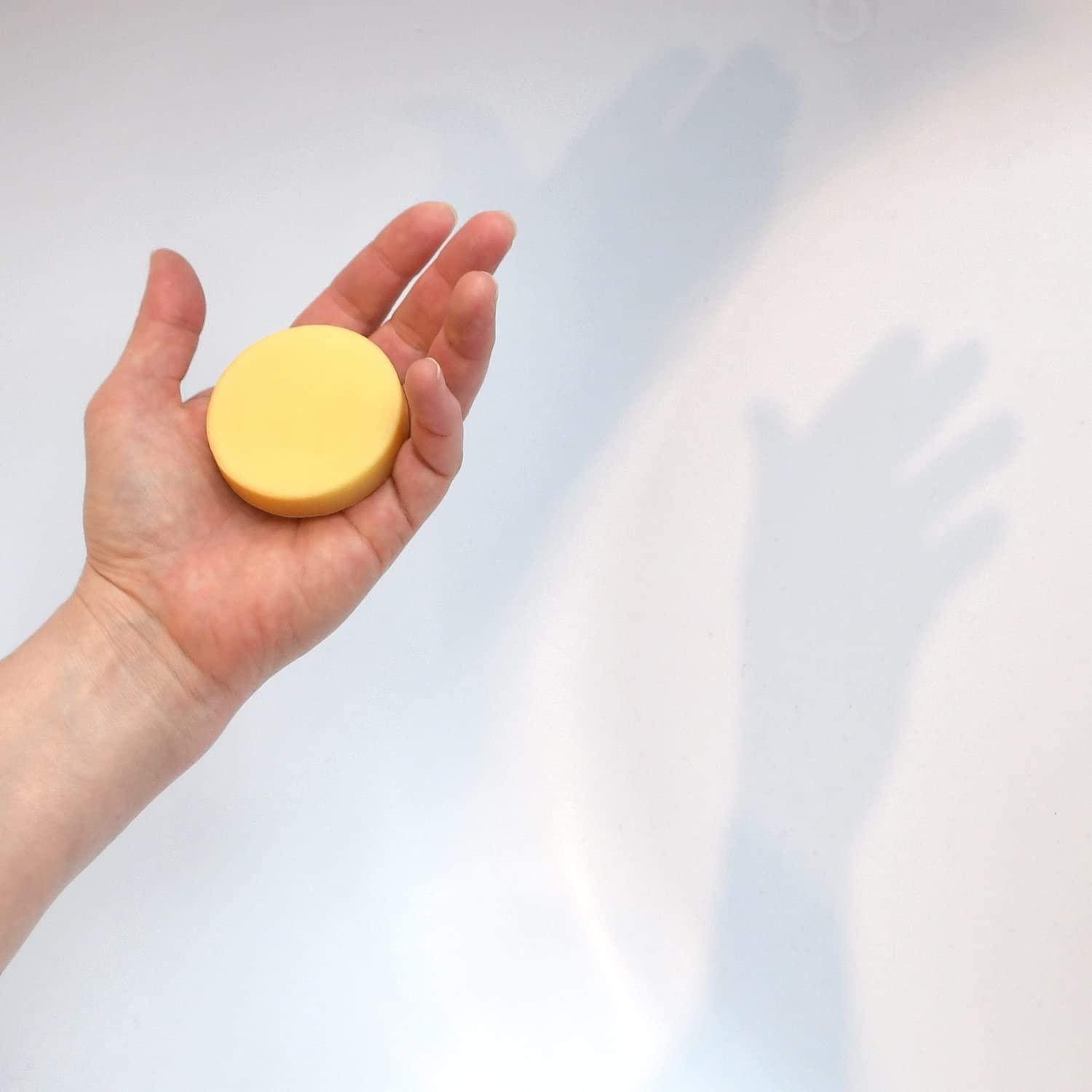 Seattle Sundries Seattle Sundries Herbal Lemon Natural Bar Lotion with Beeswax & Shea Butter, 2x (1.15oz) Solid Lotion in Travel Tins, Concentrated - Lotion Set for Women from