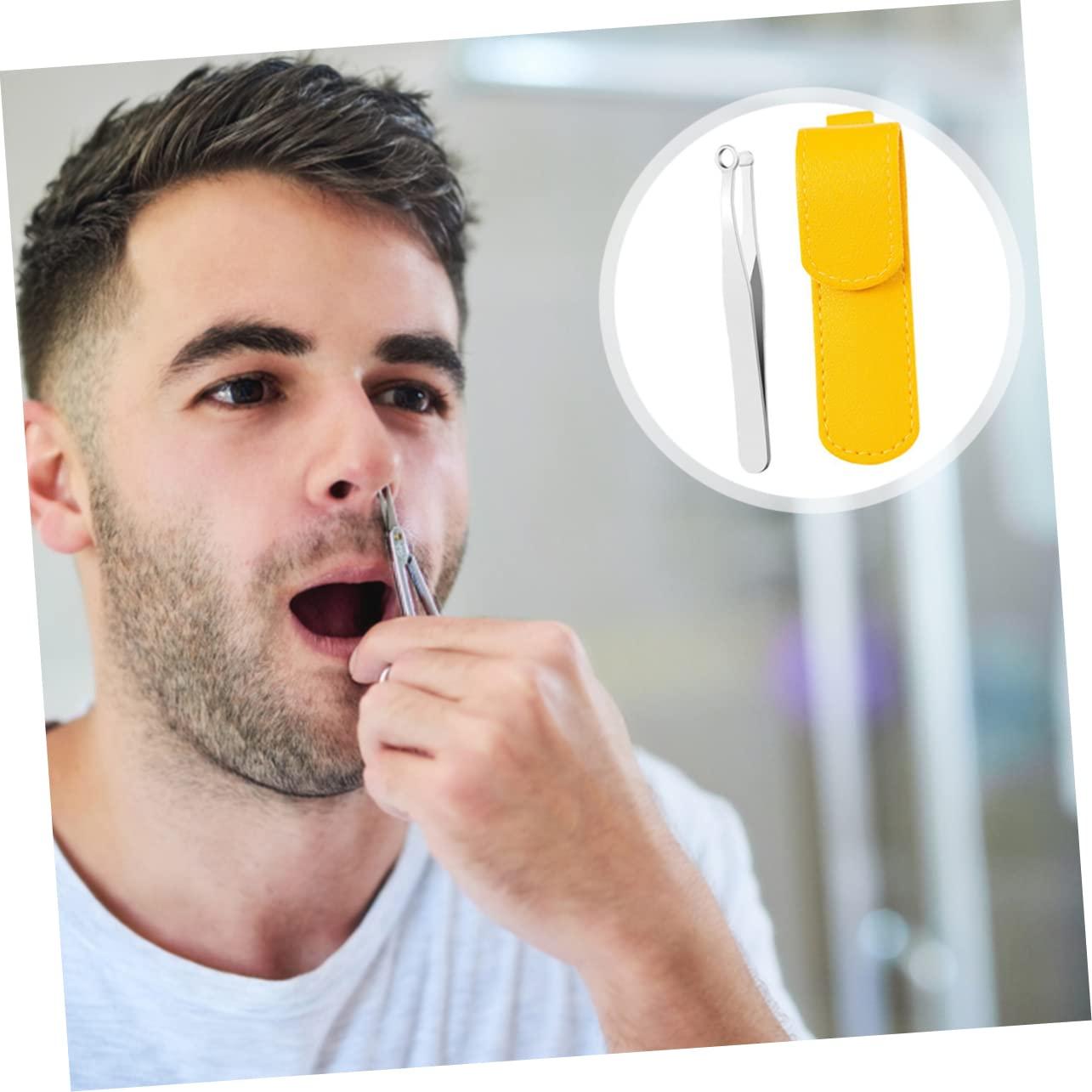 Beavorty Beavorty 1 Set Nose Hair Clip Tweezers Facial Tools Cleaning Tools Nose Hair Remover Trimmer Tool Nose Hair Trimmers Trimming Tool Nasal Hair Trimmer Nasal Hair Clip Stainless Steel