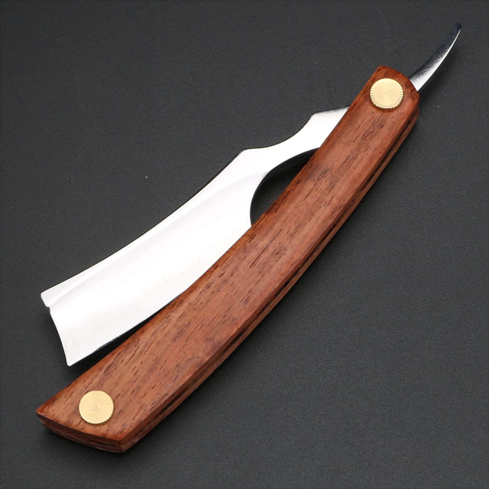 Ralsko Straight Razor Kit - Best Straight Razor, Shave Ready Straight Edge Razor, Strop + Brush, Straight Razor for Men, Complete Straight Razor Shaving Kit, Great Gift