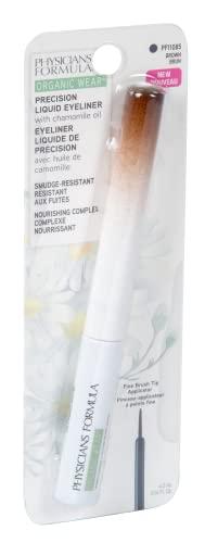 Physicians Formula Physicians Formula Organic Wear All Natural Liquid Precision Eyeliner Dark Brown, Vegan, Dermatologist Approved