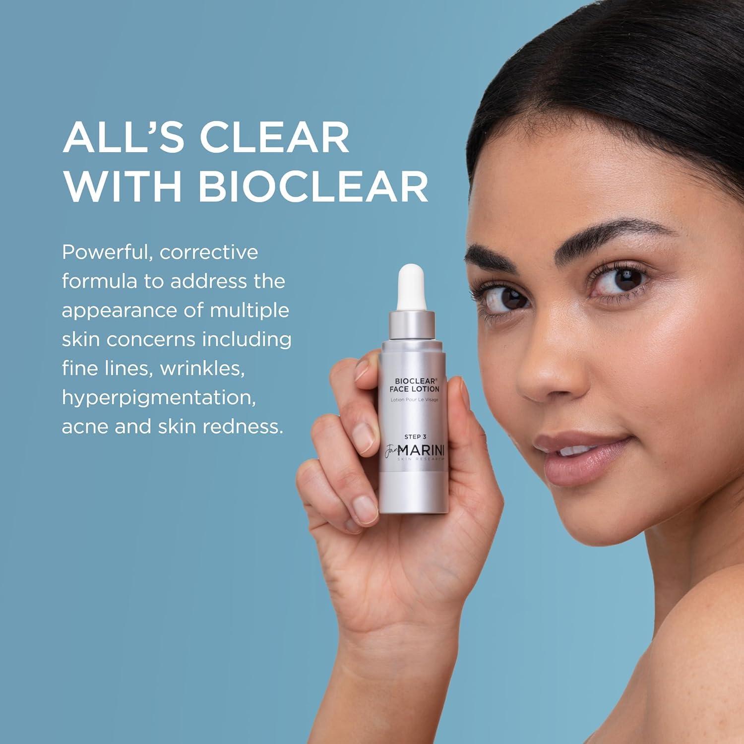 Jan Marini Skin Research Jan Marini Skin Research Bioclear Face Lotion - Daily Face Moisturizer with Glycolic, Salicylic & Azelaic Acid - Dark Spot Support - Lotion for Oily & Normal/Combo Skin - 1 fl oz