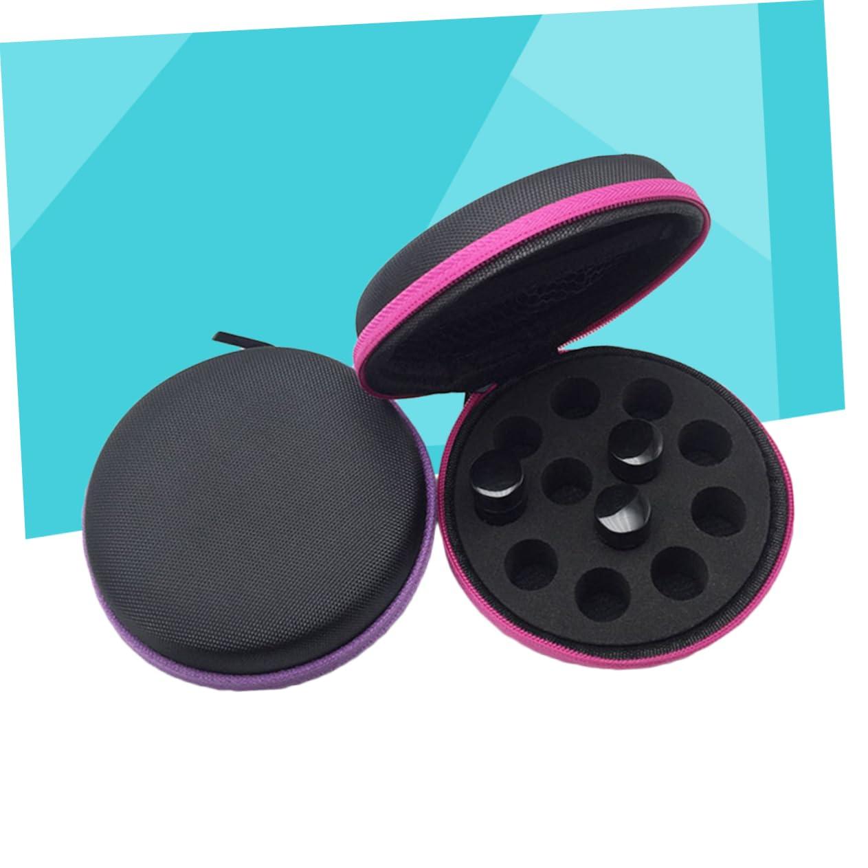 BIUDECO BIUDECO 4 Pcs 12 Essential Oil Storage Case Essential Oils Essential Oil Holder Essential Oil Storage Bag Essential Oil Bag Essential Oil Case