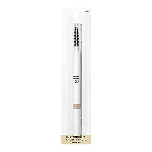e.l.f. e.l.f, Instant Lift Brow Pencil, Dual-Sided, Precise, Fine Tip, Shapes, Defines, Fills Brows, Contours, Combs, Tames, Blonde, 0.006 Oz