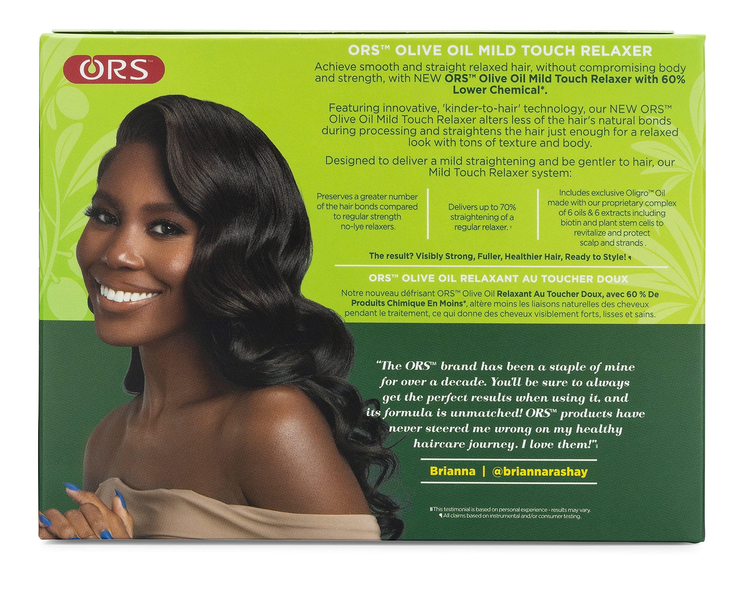ORS OLIVE OIL ORS Olive Oil Mild Touch Relaxer 60% Lower Chemical No Lye - Mild Strength