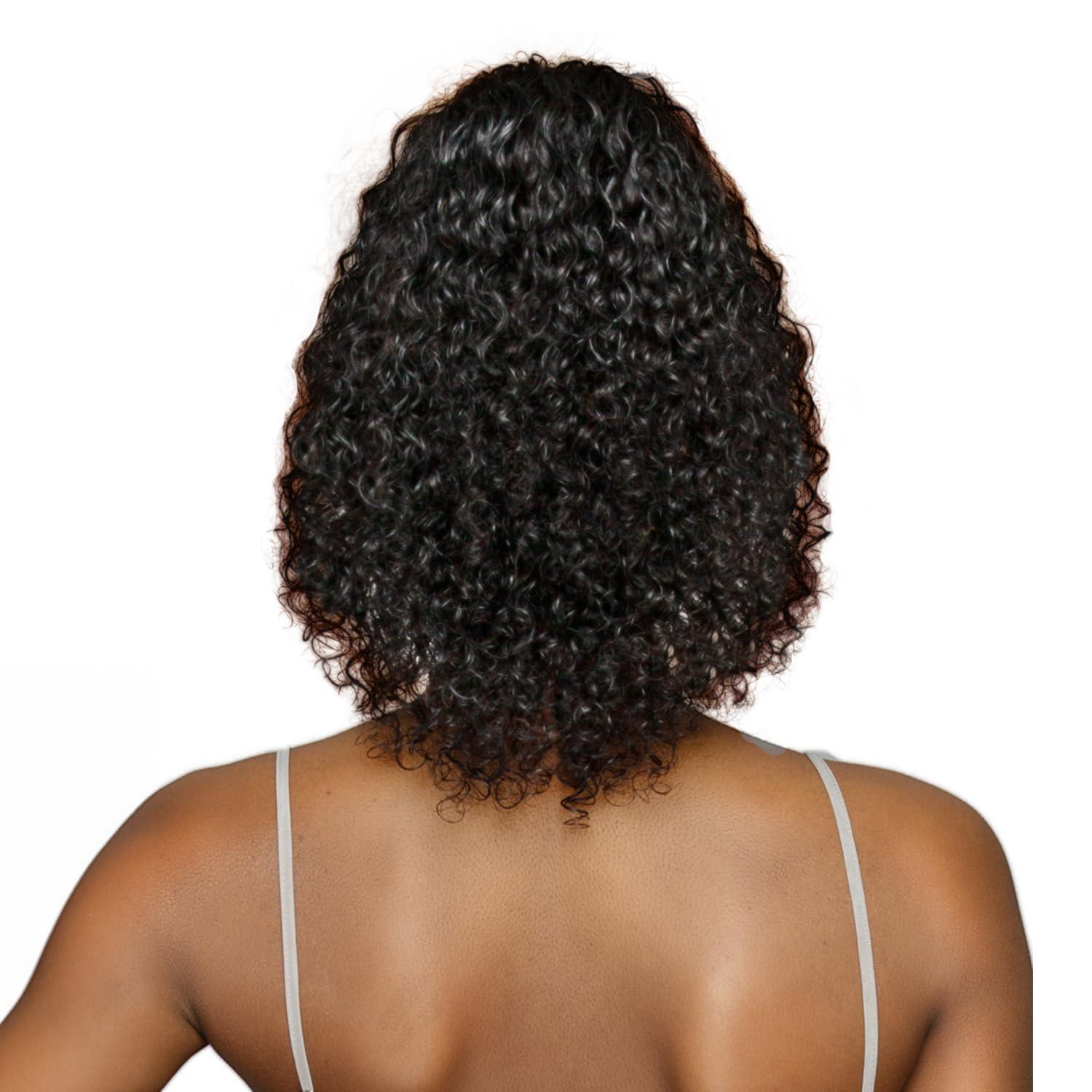BOBBI BOSS BOBBI BOSS Bundle Unprocessed Human Hair Drawstring Ponytail Bohemian Curl 18\" (NATURAL)