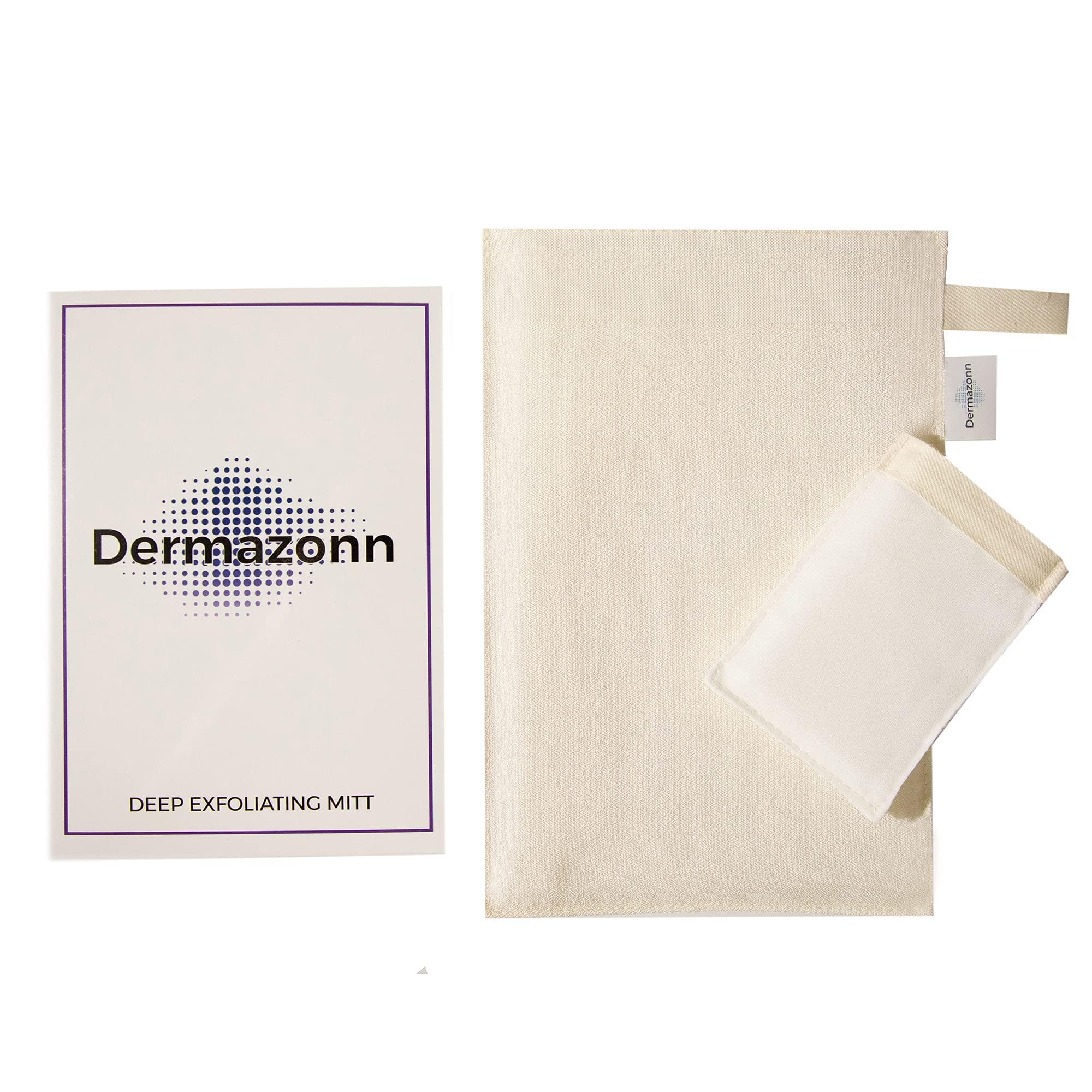 Dermazonn Dermazonn Deep Exfoliating Mitt Body Scrub and Face Scrub  Scrub Mitts for Shower  Turkish Bath hammam Glove  Face Peeling  Turkish Hammam Kese