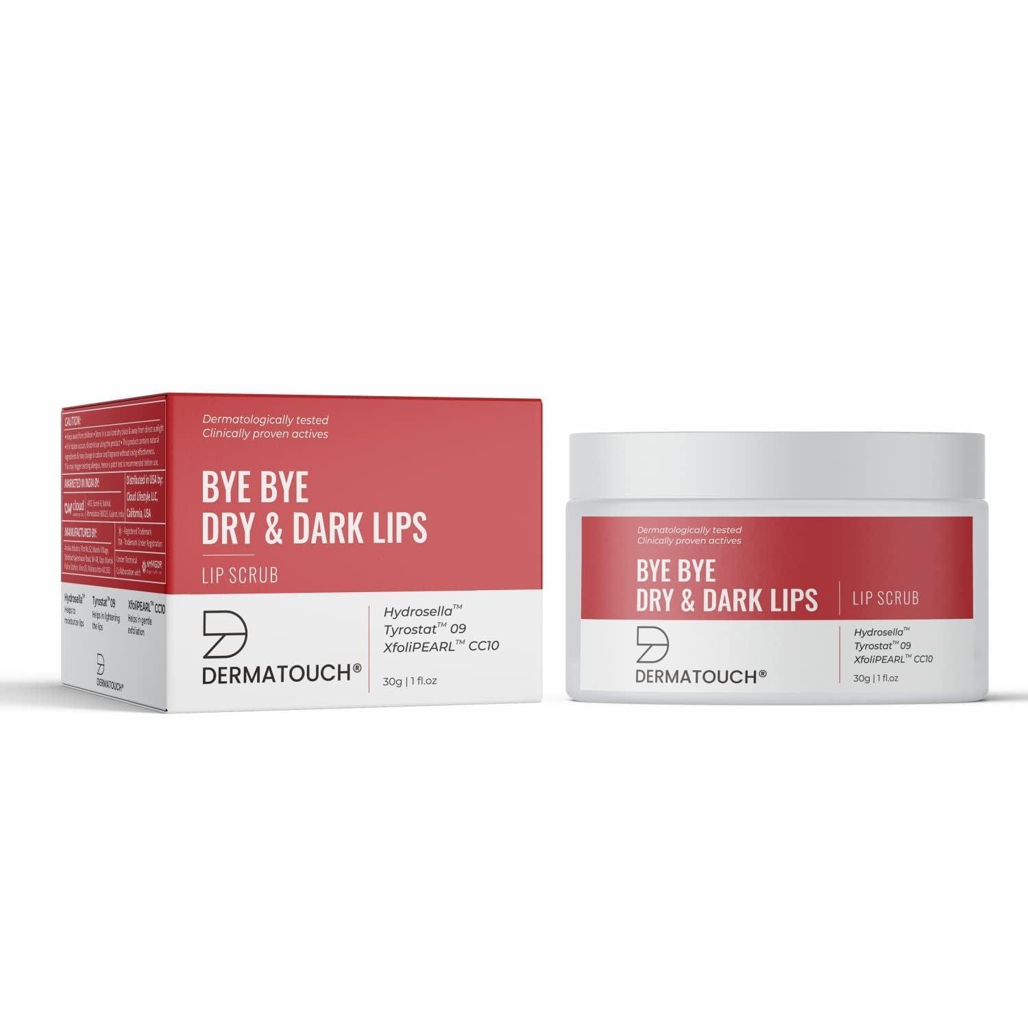 SENTA SENTA Bye Bye Dry & Dark Lips Scrub | Lightening & Brightening Lip scrub for men and women - 30g