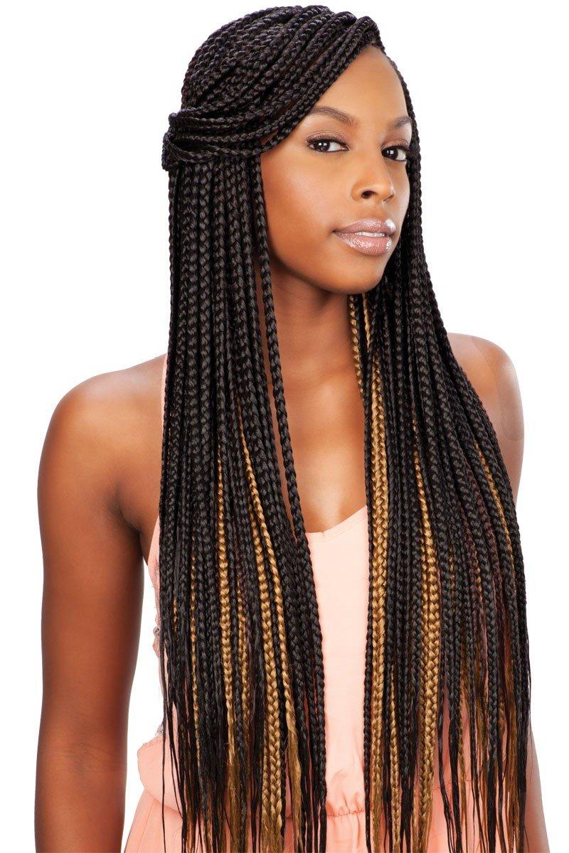 Model Model 6X PREMIUM SILKY TOUCH KING JUMBO BRAID [6 packs] (1B)