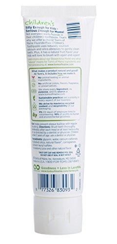 Tom's of Maine Tom\'s of Maine Natural Children\'s Fluoride-Free Toothpaste, Silly Strawberry, 4.2 Oz(Pack of 3)