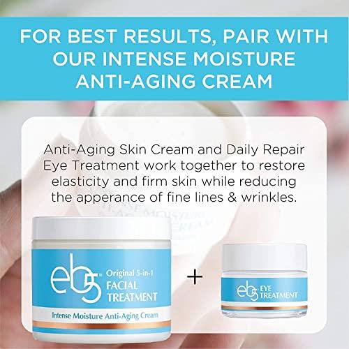 eb5 eb5 Intense Moisture Anti Aging Moisturizer Face and Neck Cream- Tone & Tighten Skin with Retinol, Fade Fine Lines and Wrinkles with Vitamin E, A and B5-4oz