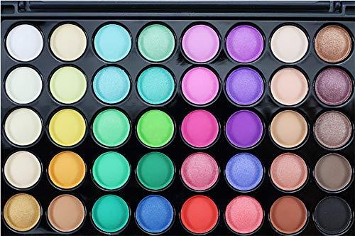 BesYouSel BesYouSel 1PCS Eyeshadow Makeup Palette 40 Colorful Matte Pearlescent Eyeshadow Palette Highly Pigmented Blendable Eye Shadows Sweatproof and Waterproof for Professional and Personal Use