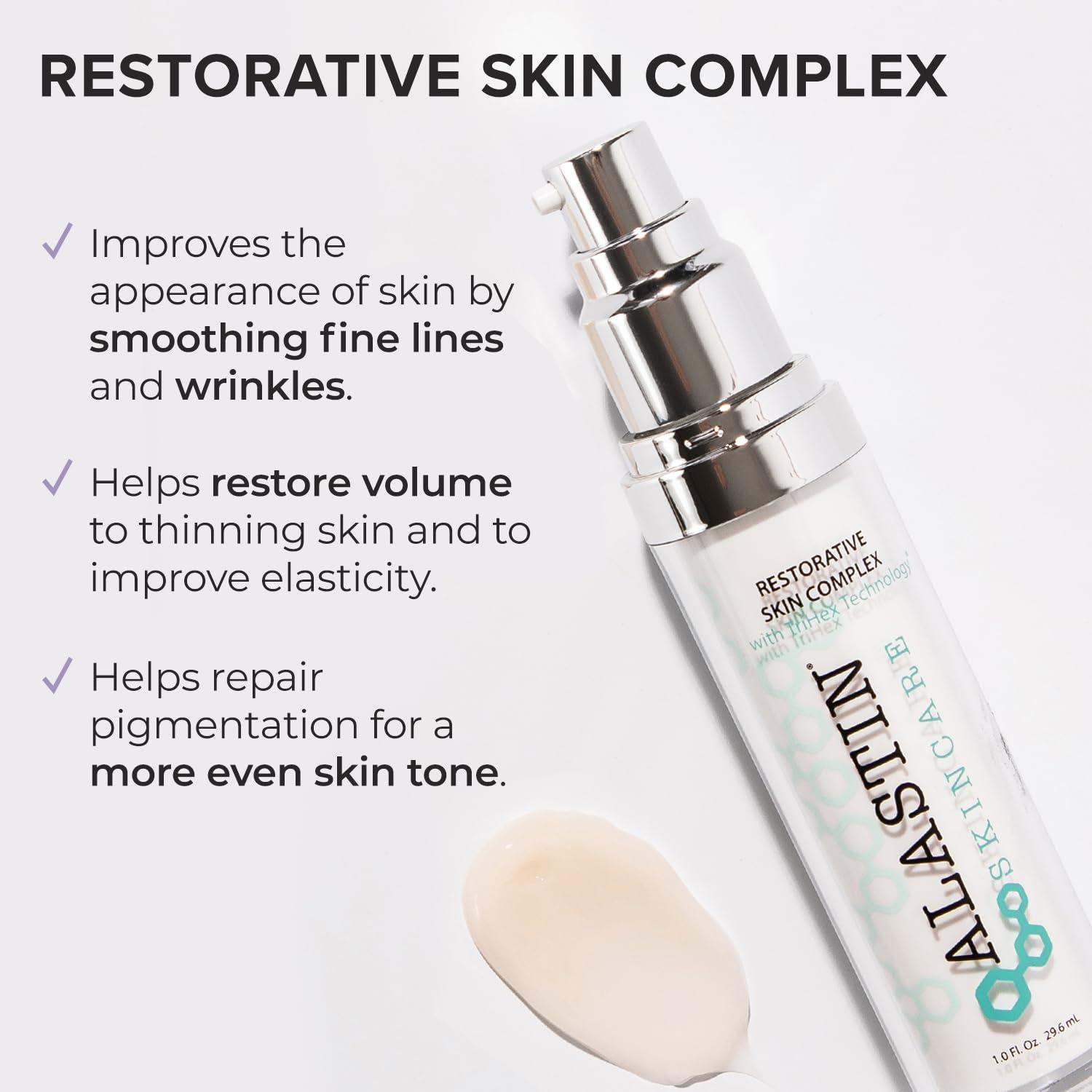 Alastin ALASTIN Skincare Restorative Skin Complex Anti-Aging Face Serum (1 oz) | Reduce Fine Lines & Wrinkles | With Niacinamide to Improve Texture