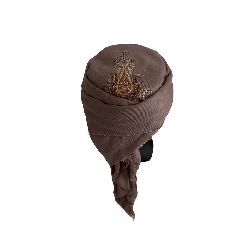 ZUHD Zhud 56 cm Hamdania Turban Cap Style Arab Shemagh Headscarves Harmonious Headdress of Humility