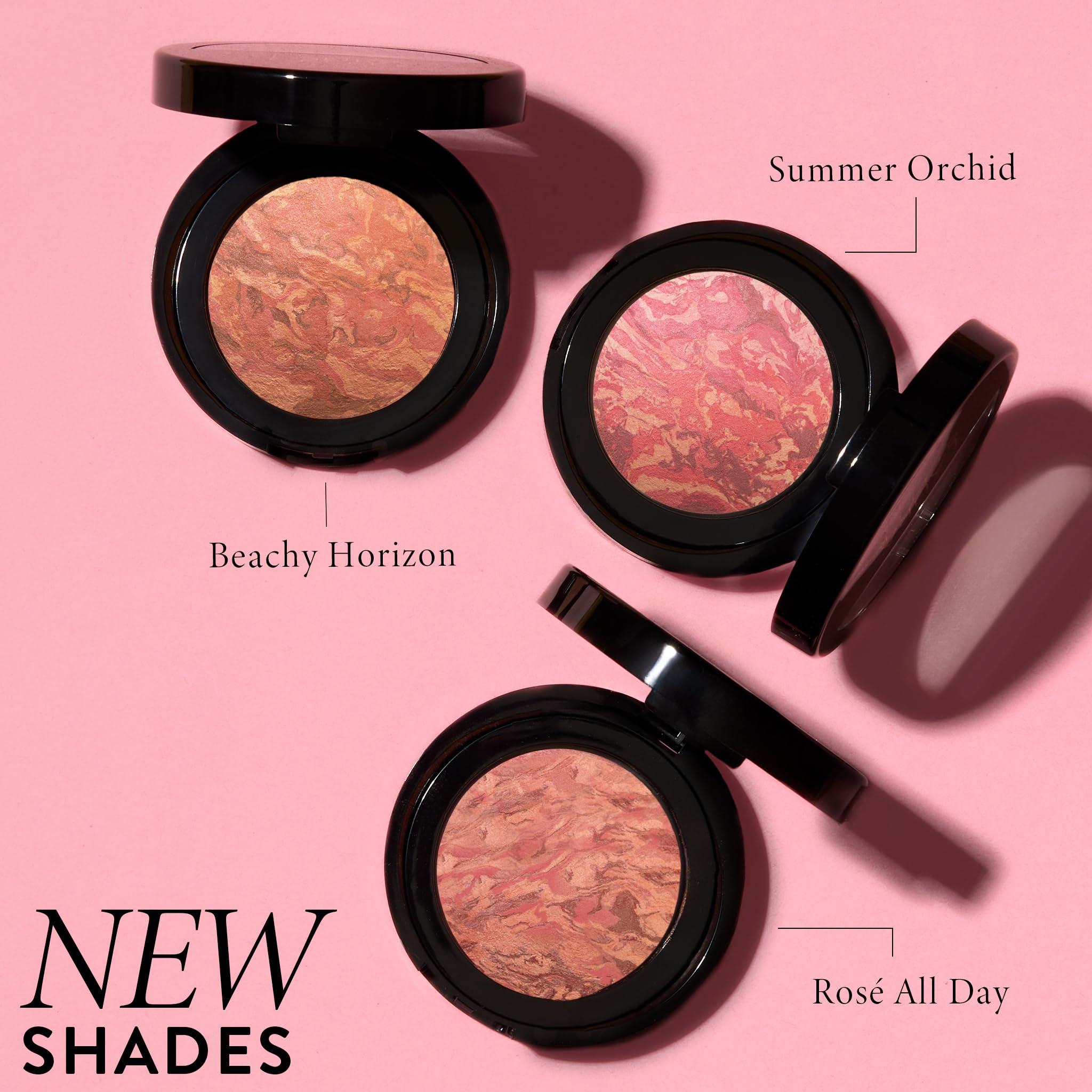 LAURA GELLER NEW YORK LAURA GELLER NEW YORK Baked Blush-n-Brighten Marbleized Blush for Cheeks - Beachy Horizon - Natural Finish