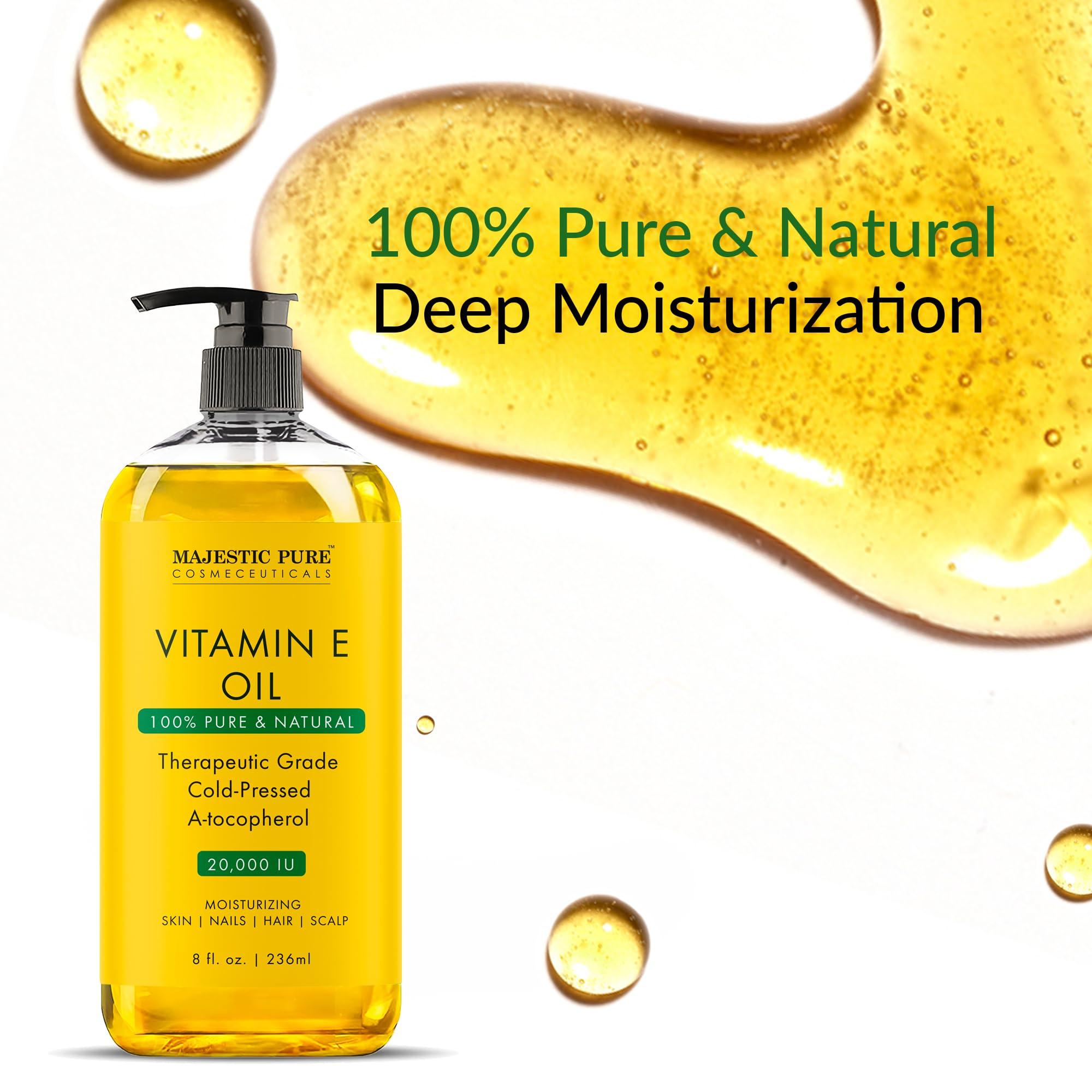 MAJESTIC PURE Majestic Pure Vitamin E Oil and Organic Jojoba Oil8 fl oz each
