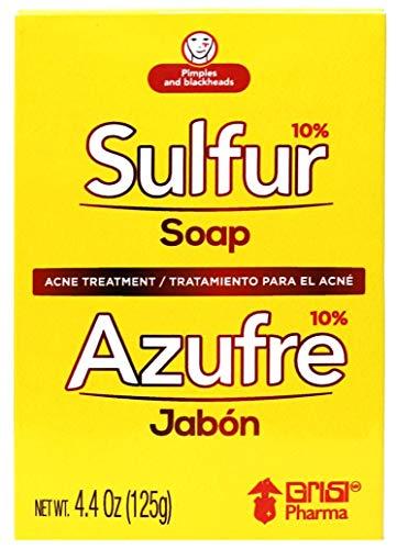 Biosulfur Sulfur Acne Treatment Soap with Lanolin 4.40 Oz Bar