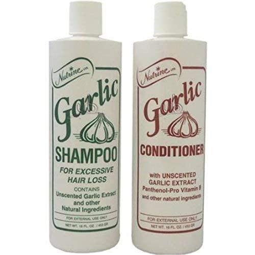 Nutrine Nutrine Garlic Shampoo + Conditioner 20oz Combo Unscented