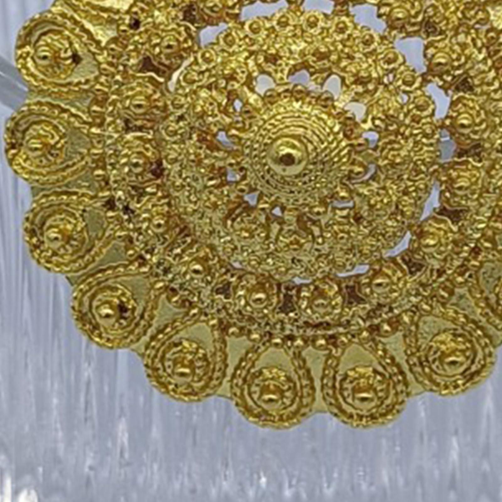 MODODO MODODO Gold Hair Chopstick Thai HairPin Thai Hair Stick Thai Dancer Headdress Hair Fork Thai Hair Jewelry Thai Hair Accessories Thai