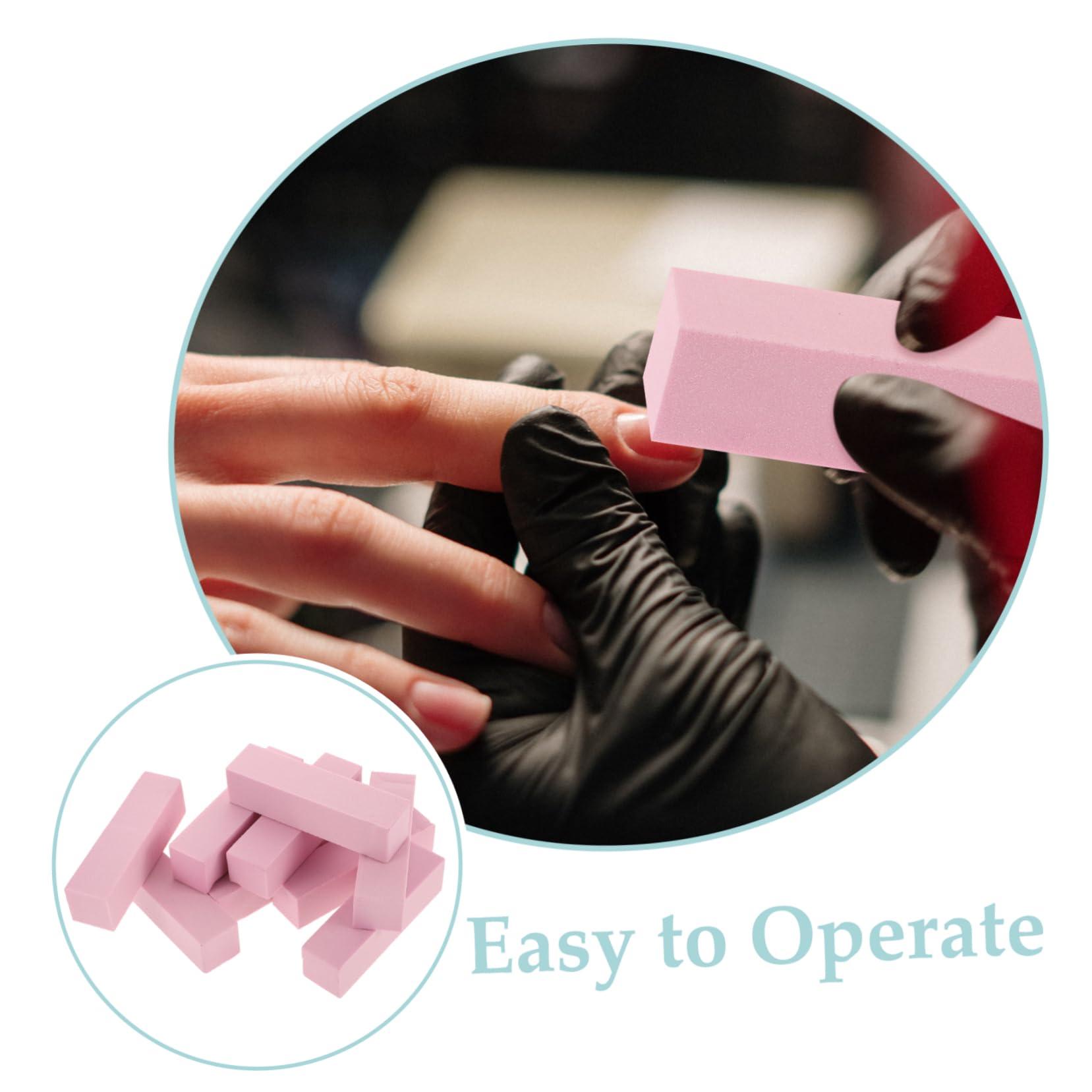 Mikinona Mikinona Unique Design Nail Files 10pcs Set Sanding Sponge Polishing Block Gentle on Fingers for DIY Nail Art