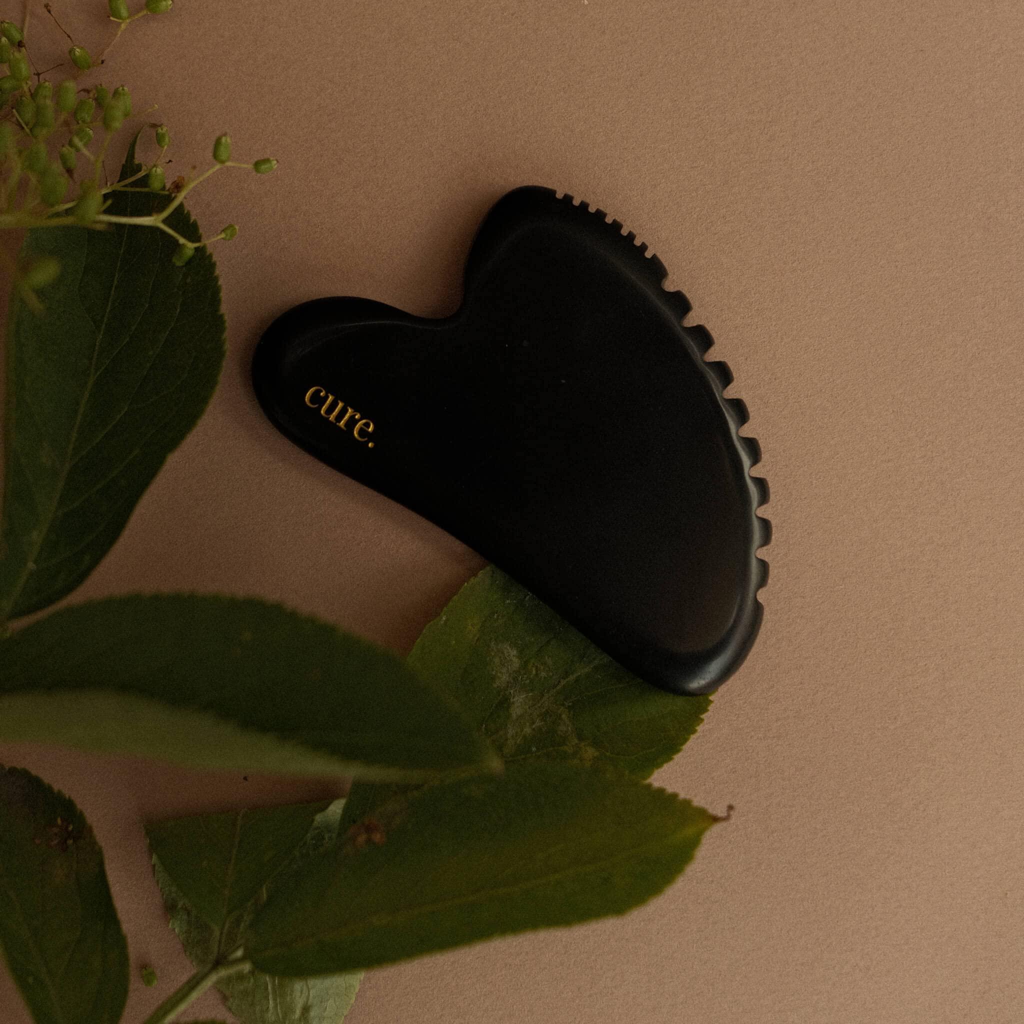 cure. CURE. Premium Natural Bian Stone Gua Sha for Body & Bian Heart Gua Sha for Face