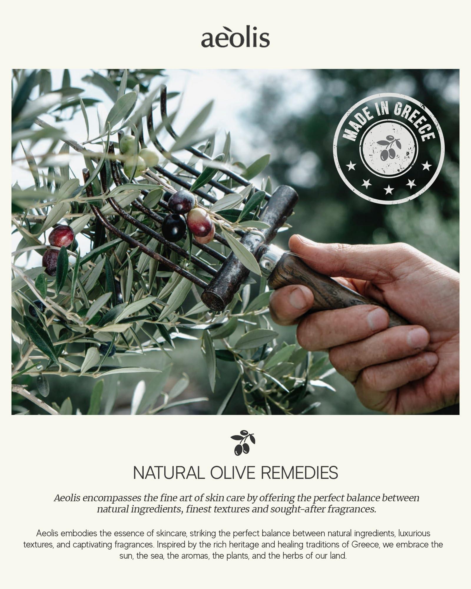 AELIS Aeolis Body Lotion - Hydrates and Nourishes the Hands, Face and Body - Absorbs Quickly - Uses Royal Jelly & Organic Orange + Olive Oil - Ultimate Care - 6.76 Fl Oz