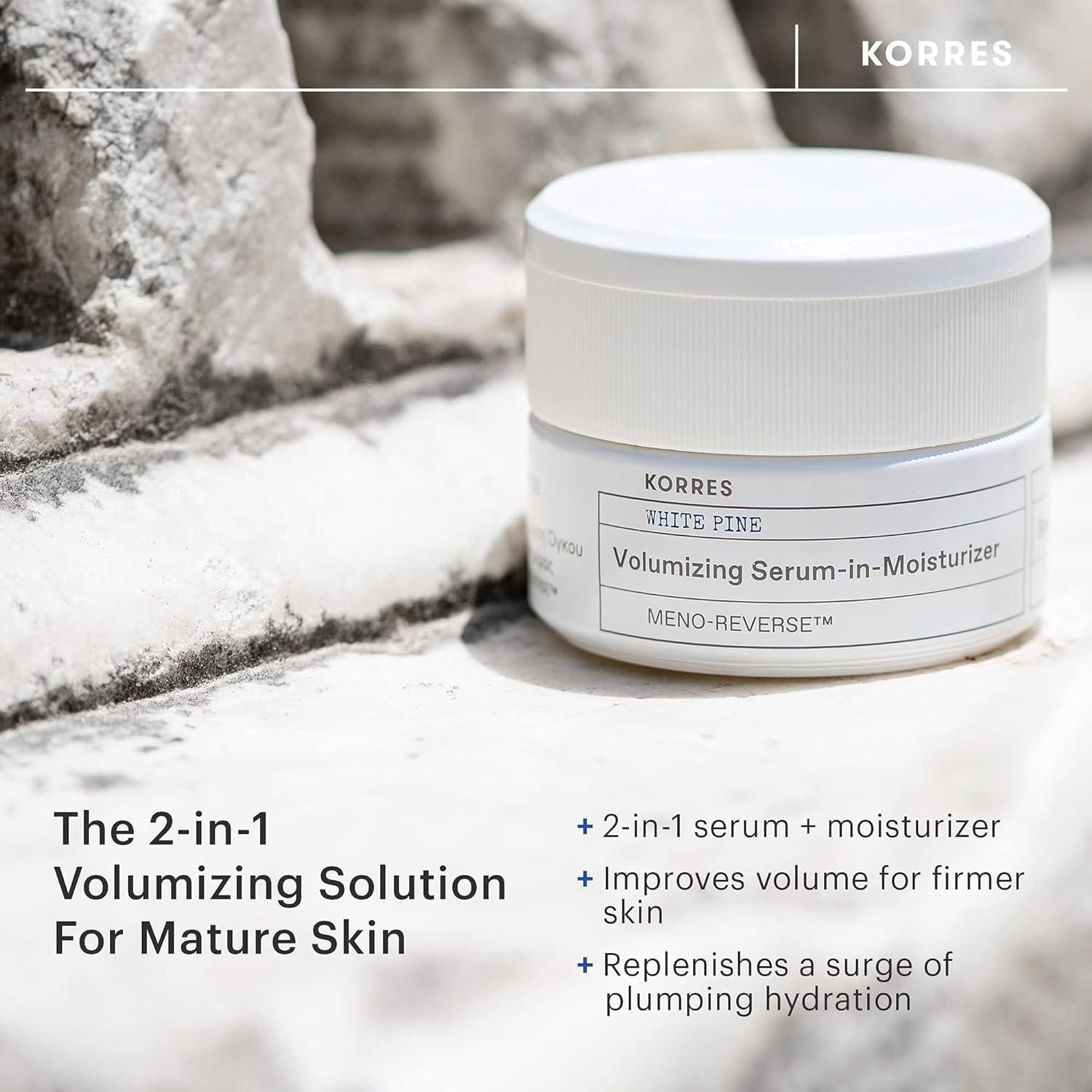KORRES KORRES White Pine Meno-Reverse Volumizing Serum-In-Moisturizer 40 Ml, 1.4 fl. oz.