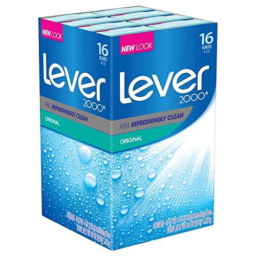 LEVER 2000 BAR Lever 2000 Bar Soap, Original, 4 oz, 16 bar