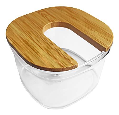 FitSan FitSand Bamboo Shaver Rinse Stand Compatible with Skull Shaver Pitbull Platinum PRO Electric Razor, Electric Pitbull, Palm, Butterfly Kiss, Butterfly Pro and Bald Eagle Shavers