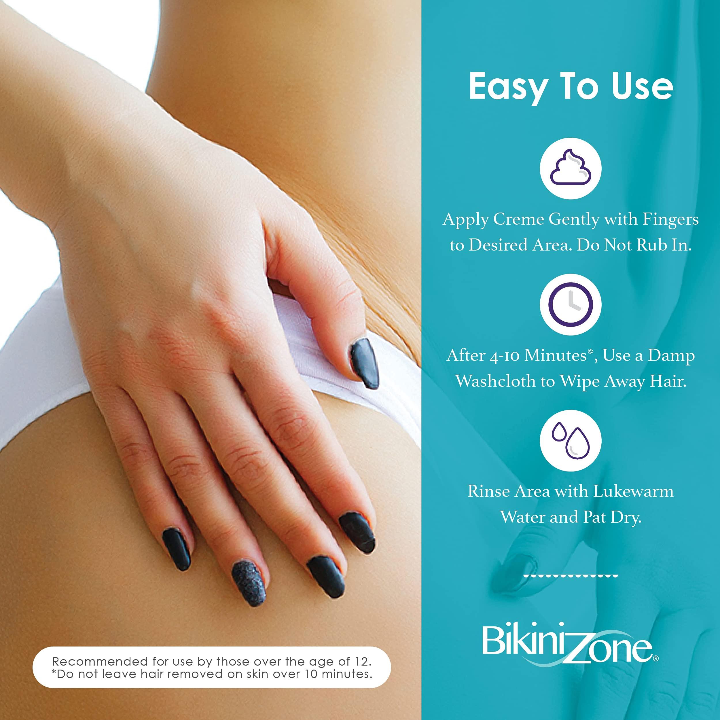 Bikini Zone Bikini Zone Crme Hair Remover for Intimate Areas, 2 Oz, 1 Pack