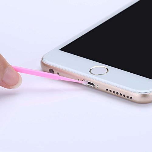 esowemsn 200Pcs Pink Disposable Micro Brushes Applicator Mascara Wands Bendable Brush for Eyelash Extension Brush Eyebrow Brush Make up Brushes Eyelash Comb (pink)