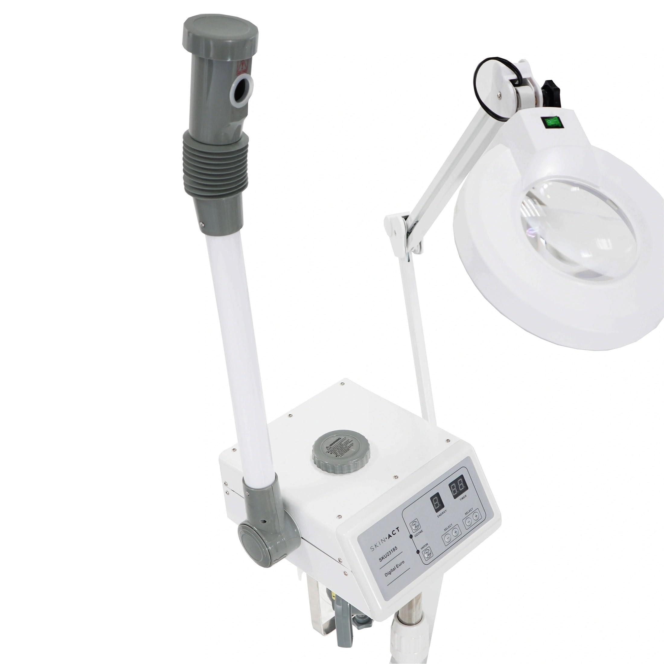 SKINACT SKINACT Euro Facial Steamer with Aroma Therapy with LED Magnifying Lamp
